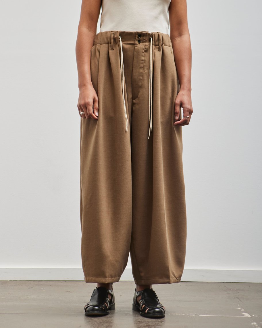 Sillage Circular Pants, Dead Stock Intesa Twill | Glasswing