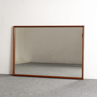 Teak Mid-Century Mirror - (D1268) 