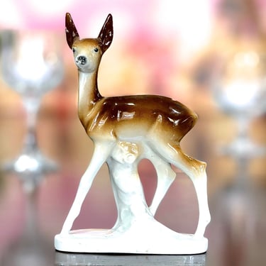 VINTAGE: 1960s - German Deer Figurine by Carl Scheidig for Grafenthal - Made in Germany 