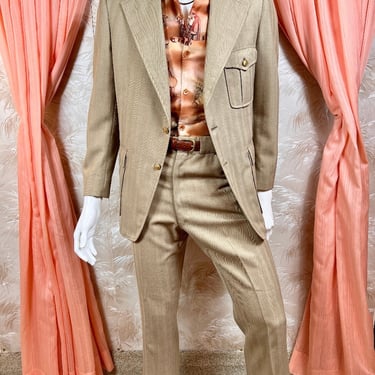 1970's Traveling Professor Suit