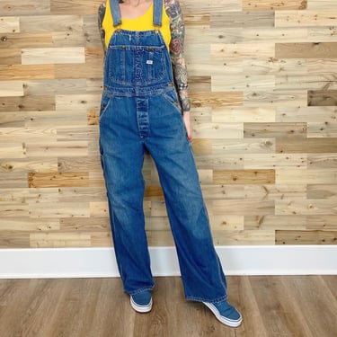 60's LEE Vintage Low Back Dungarees Bib Overalls 