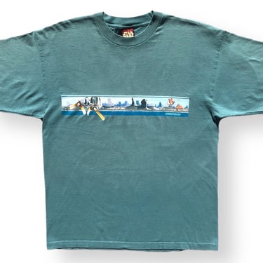 Vintage 90s Star Wars: Episode 1 The Phantom Menace Tie Fighter Movie Promo Graphic T-Shirt Size XL 