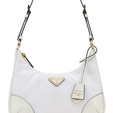 Prada Woman White Re-Nylon Re-Edition 2002 Shoulder Bag