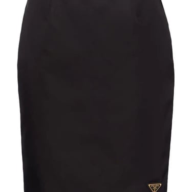 Prada Women Re-Nylon Pencil Skirt