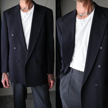 90s GIORGIO ARMANI ウールテーラードジャケット 名作 初期 1990's Italian Tailored Jacket by GIORGIO ARMANI Dark Brown 1990