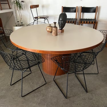 Kimball drum base dining table