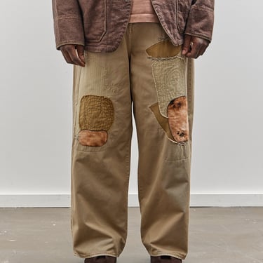 Kapital 10oz Zipper Wide Lumber Pants, Hickoree Stripe