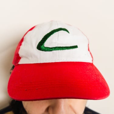Embroidered Early 2000s Pokémon Hat - Ash Ketchum Original 