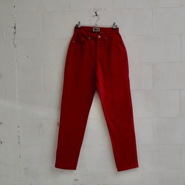 Vintage 80's Rustic Red Jeans