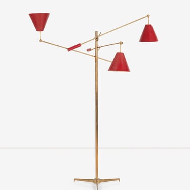 Angelo Lelii for Arredoluce Triennale Floor Lamp