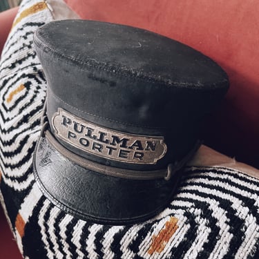 Antique Pullman Porter Uniform Hat (Early 20th Century)