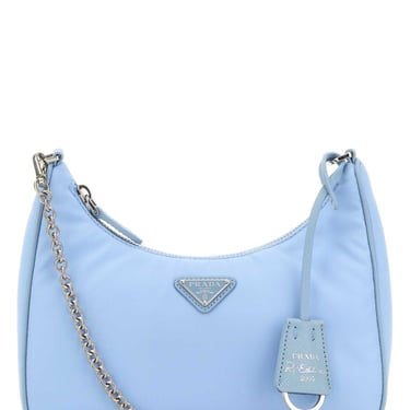 Prada Women Light Blue Re-Nylon Re-Edition 2005 Shoulder Bag