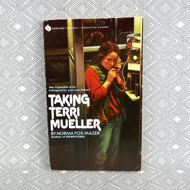 Taking Terri Mueller (1981) by Norma Fox Mazer - Young Adult Mystery - Vintage 1980s Teen Fiction 