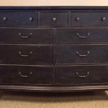 Stanley Black Distressed Finish 9 Drawer Dresser | Furniture Consignment  Gallery - Multiple Locations - Boston Metro Area | ATTIC