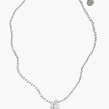 Cled Ball Chain Necklace - Sterling Silver