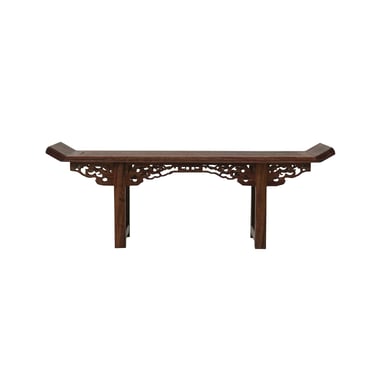Chinese Rosewood Handmade Miniature Altar Table Display Decor Art ws3744E 