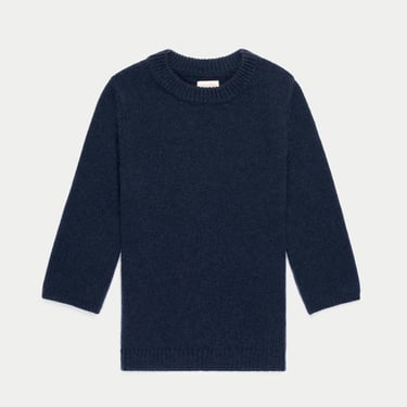 The Ella Elbow Sleeve Sweater - Navy