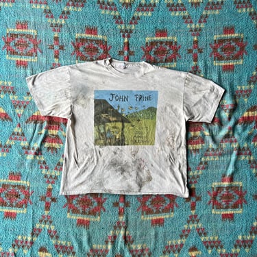 1990s Thrashed John Prine Lost Dogs & Mixed Blessings T Shirt 