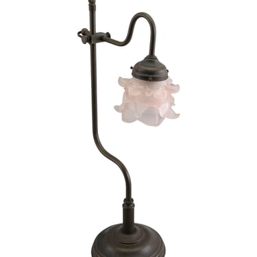 Early 20th C. Art Nouveau Artichoke Lamp
