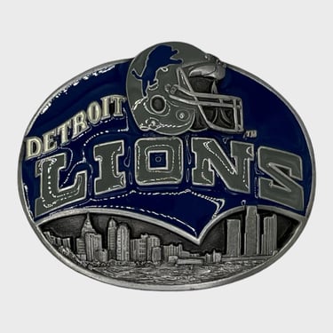 1990 Detroit Lions Belt Buckle