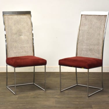 Milo Baughman for Thayer Coggin Dining Chairs - A Pair 