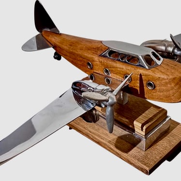 Art Deco Model of a Boeing Clipper Aeroplane Circa 1938-1942 French