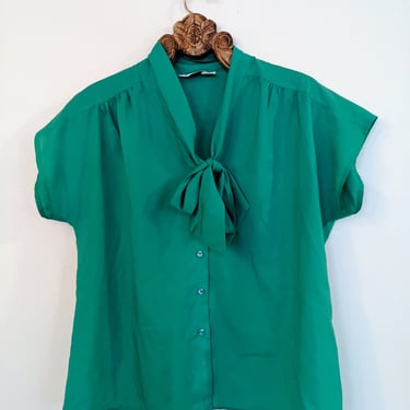 Green Vintage Blouse