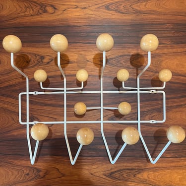 Eames Walnut &amp; Iron Hang it All for Herman Miller