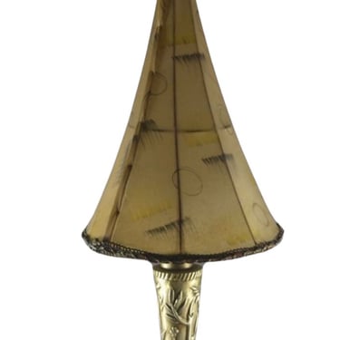 Unique Hand Hammered Brass Lamp Wieiner Werkstatte Karl Hagenauer Dagobert Peche 1920