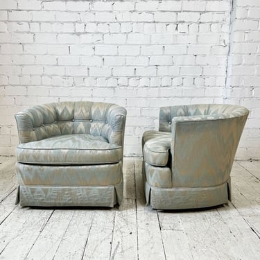 Pair of Drexel Chairs on Casters