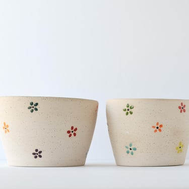 Little Flowers Bowls | Handmade Pottery | Handmade Ceramics | Christmas Gifts 