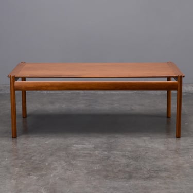 1960's Sven Ivar Dysthe Walnut Coffee Table Mid-Century Scandinavian Modern 