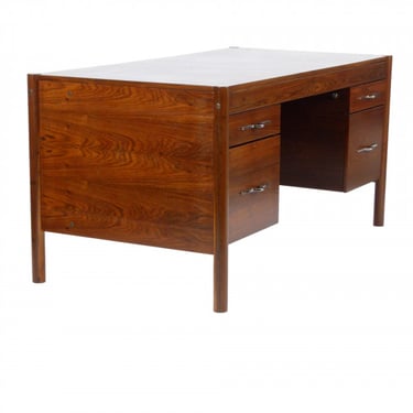 Jean Gillon for Italma Rosewood Desk, Made in Brazil