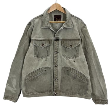 Vintage Marithe Francois Girbaud Two Tone Denim Jacket Fits Large