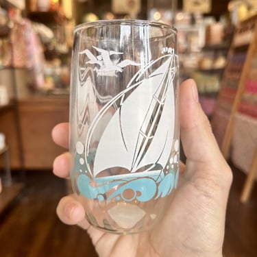 Vintage Sail Boat Drinking Glasses