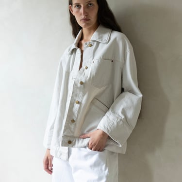Cle Denim Jacket in Tile White