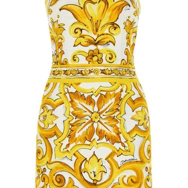 Dolce & Gabbana Woman Printed Brocade Mini Dress