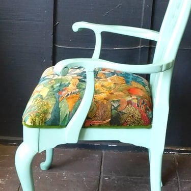 Newly Upholstered Flora Accent Chair