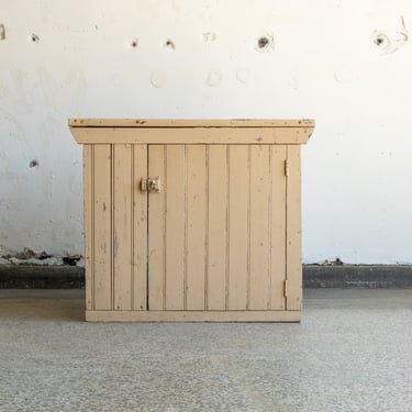 Antique Bead Board Cabinet