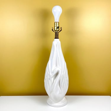 Tall Swan Lamp with 3-Way Brightness 