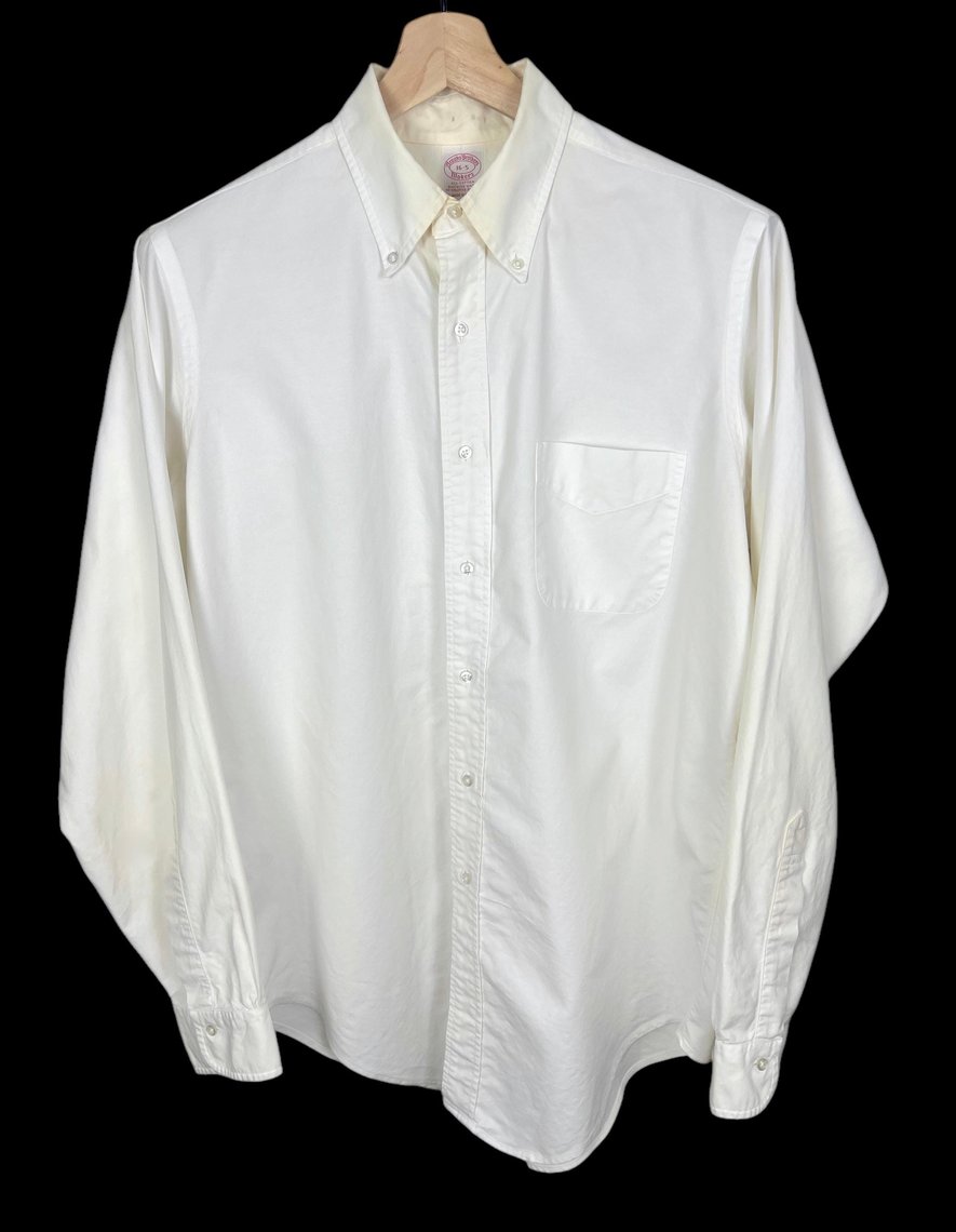トップス Brooks Brothers Makers SHIRTS USA 1980s Vintage 1980s USA Made Brooks Brothers Makers Button-down