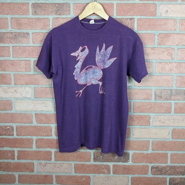 Vintage 60s / 70s Turkey Trot ORIGINAL Graphic Tee - Small / Medium 