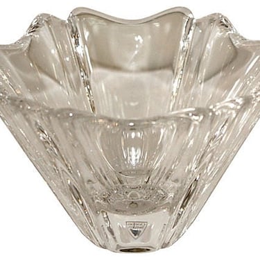 1970s Orrefors Crystal Candy Dish Catchall 