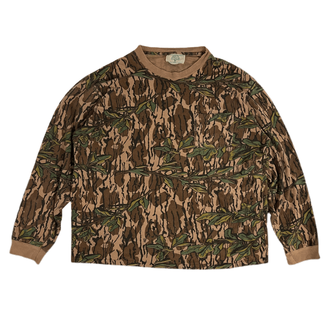 Vintage Mossy Oak &quot;Camouflage&quot; Long Sleeve Shirt