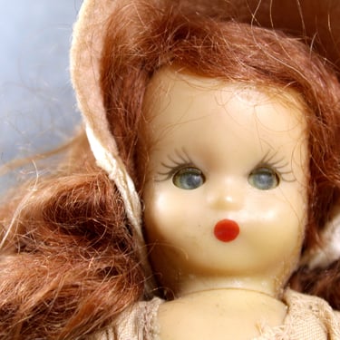 Vintage Nancy Ann Story Book Doll - Red Haired in Original Clothing - 1940s Collectible Doll | Bixley Shop 