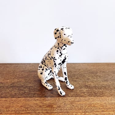 Vintage Ceramic Dalmatian Handmade Figurine 