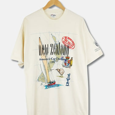 Vintage 1992 America's Cup Challenge New Zealand T Shirt Sz XL