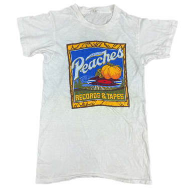 Vintage Eddie Money "Peaches Records & Tapes" Columbia Promotional T-Shirt
