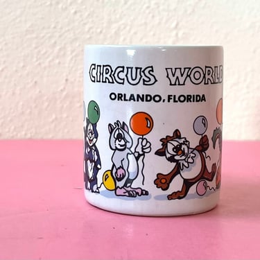 Vintage Orlando Florida Circus World Mini Coffee Mug 