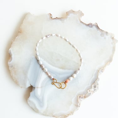 River Song Antique Rice Pearl Bracelet